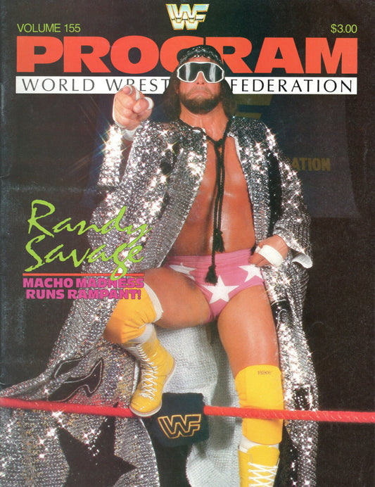 WWF World Wrestling Federation 1988 Magazine/Program #155