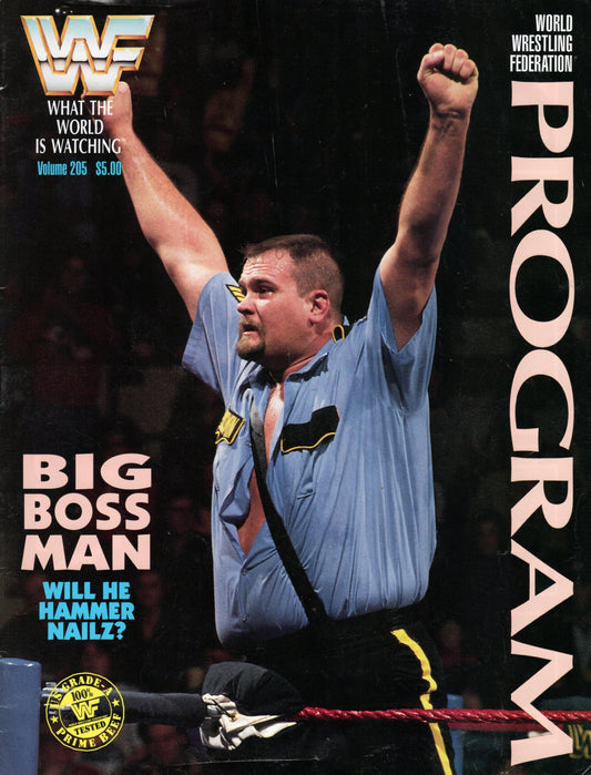 WWF World Wrestling Federation 1992 Magazine/Program #205