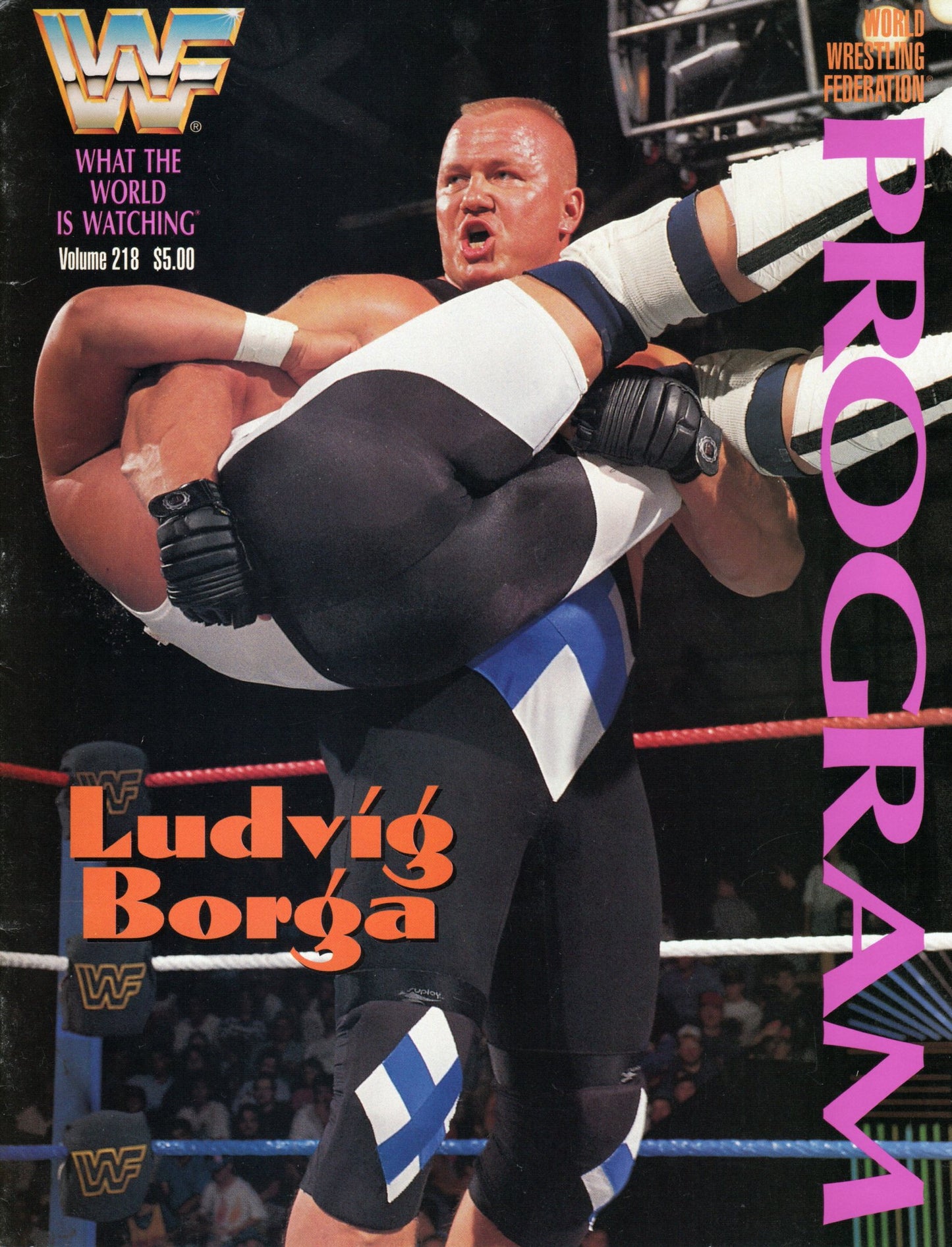 WWF World Wrestling Federation 1993 Program #218