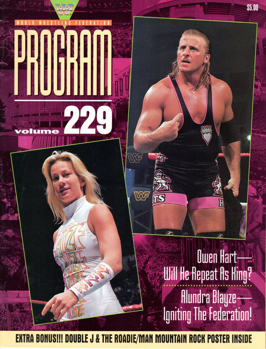 WWF World Wrestling Federation 1995 Magazine/Program #229