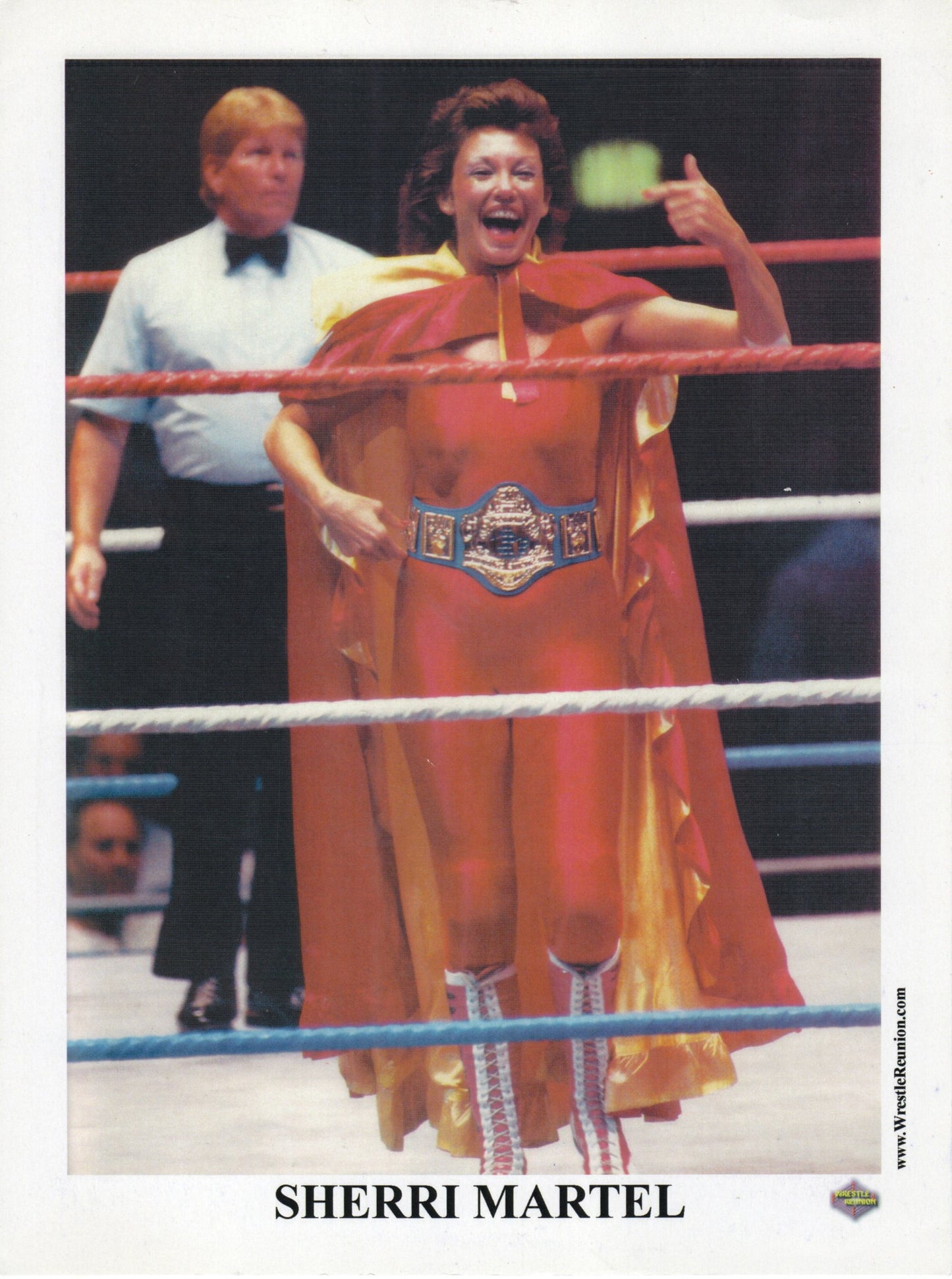 Sherri Martel Wrestle Reunion 8.5"x11" Promo Photo