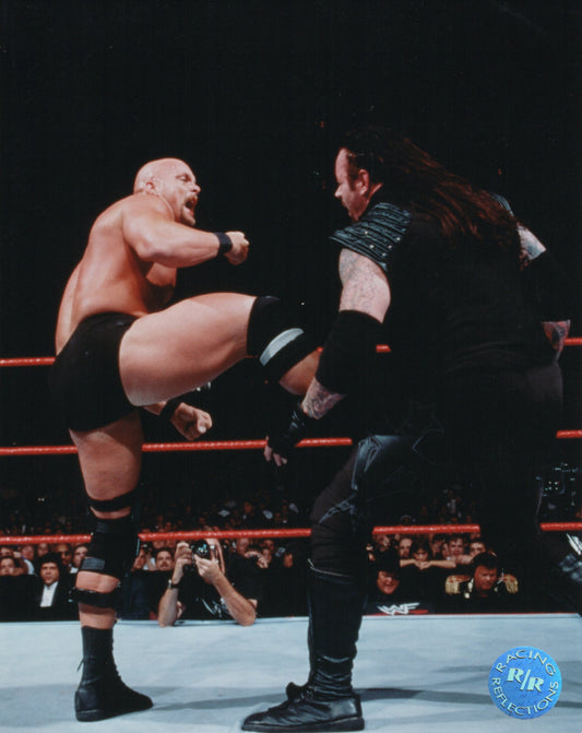 Stone Cold Steve Austin WWF Racing Reflections 8"x10" Photo