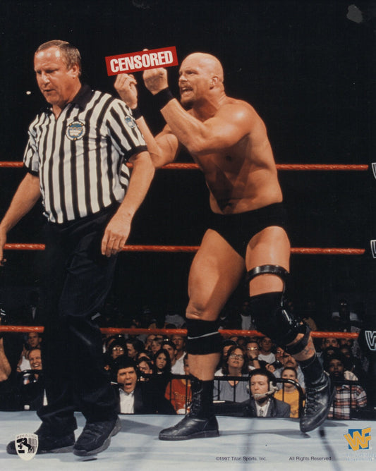 Stone Cold Steve Austin WWF Norman James 8"x10" Photo