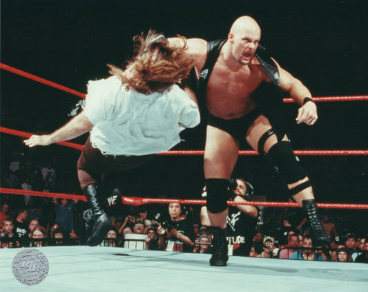Stone Cold Steve Austin WWF Racing Reflections 8"x10" Photo