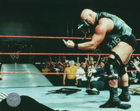Stone Cold Steve Austin WWF Racing Reflections 8"x10" Photo