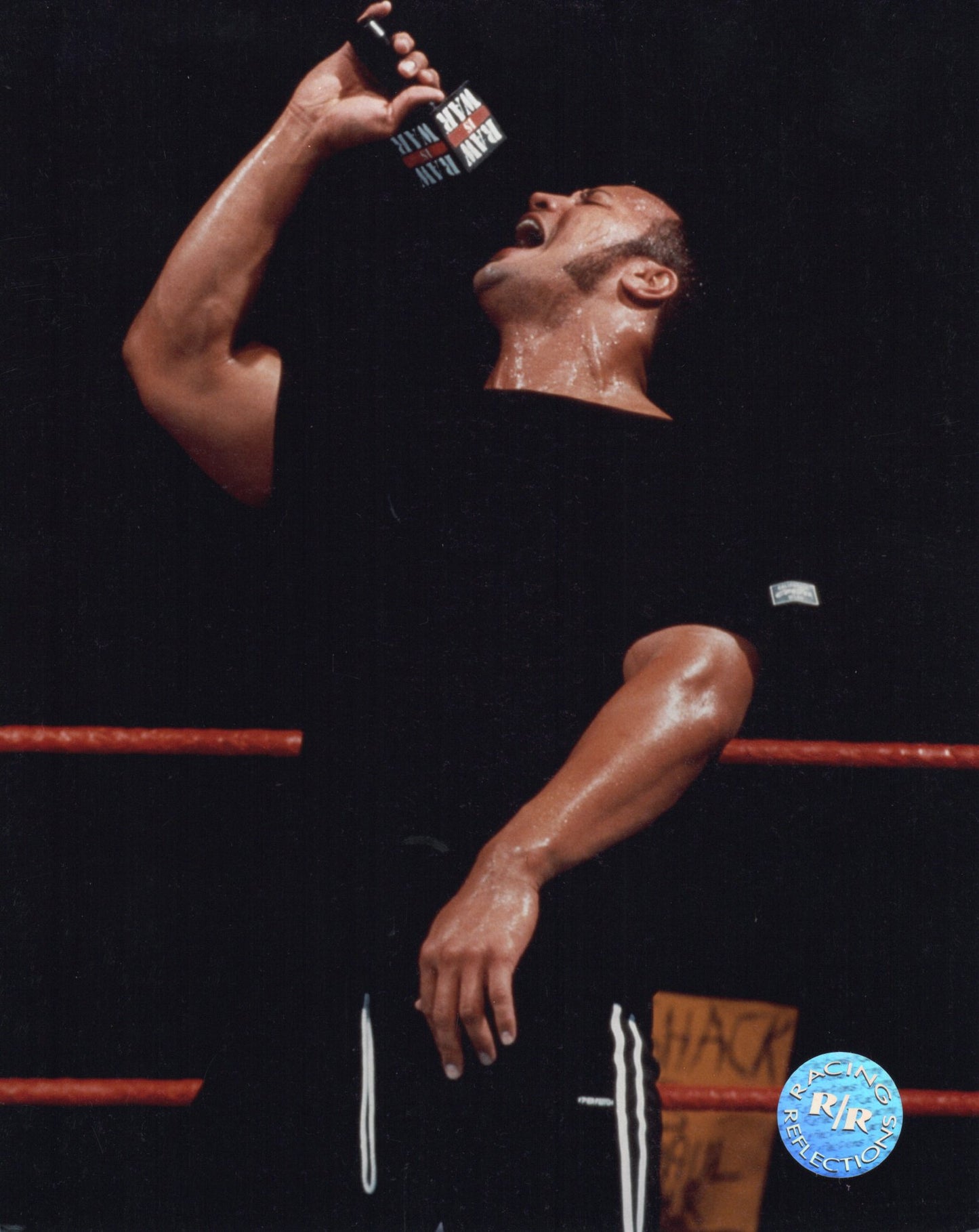 The Rock WWF Racing Reflections 8"x10" Photo