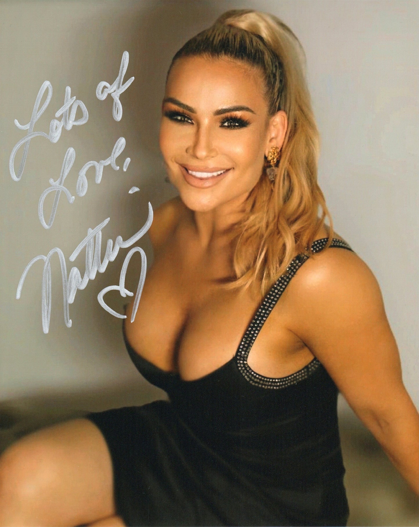 Natalya WWE Signed Photo