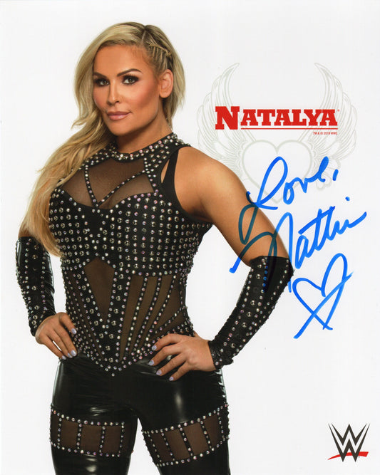 ***STAR ITEM*** Natalya WWE Signed Promo Photo