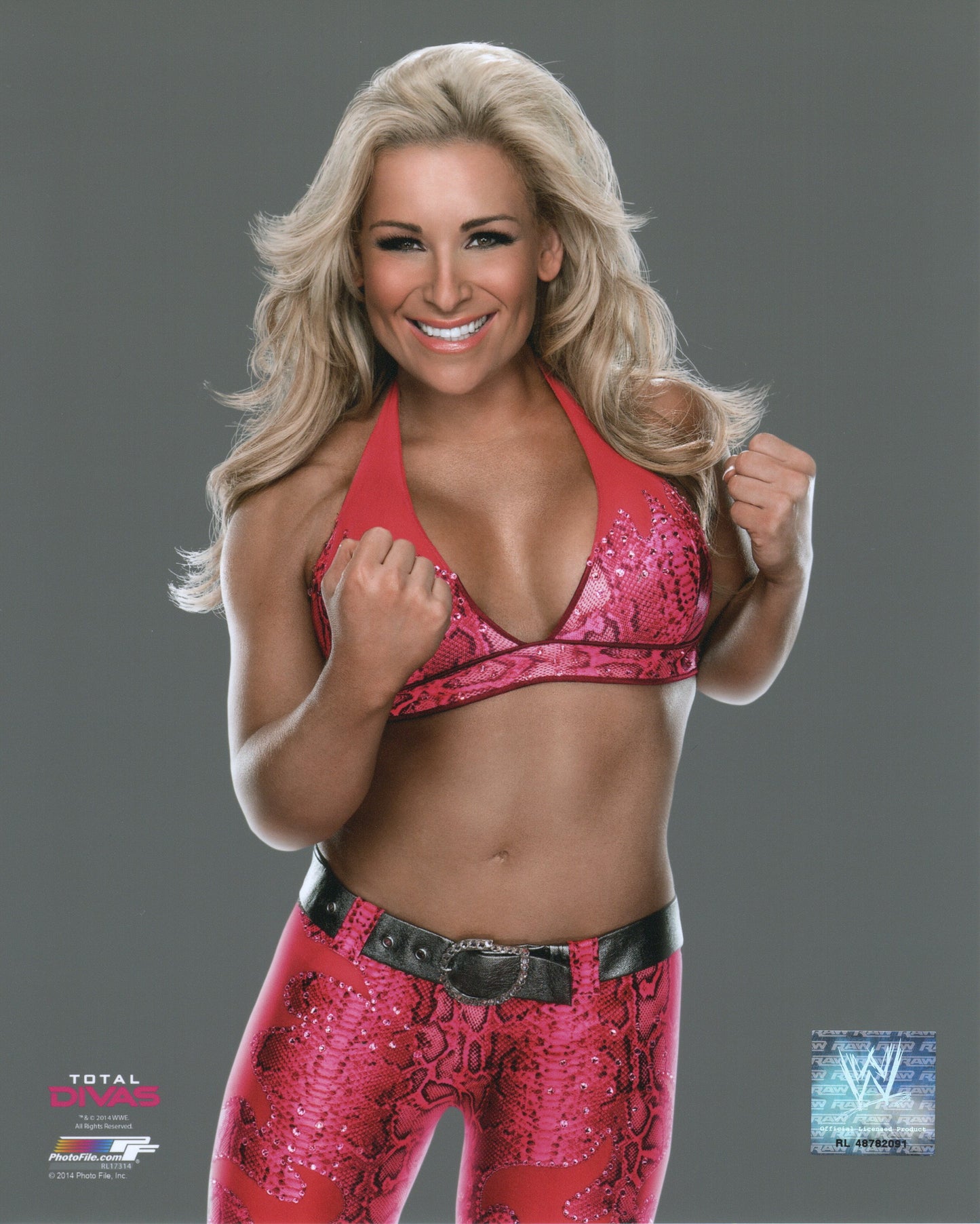 Natalya WWE Photofile 8x10" Photo