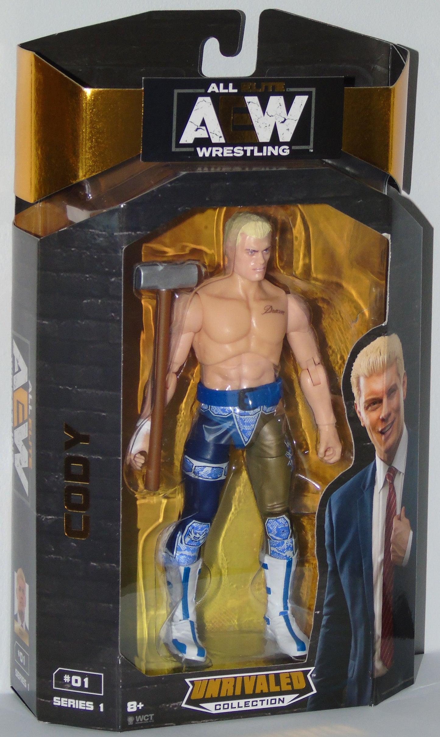 Cody Rhodes AEW Jazwares Unrivaled Figure Series 1