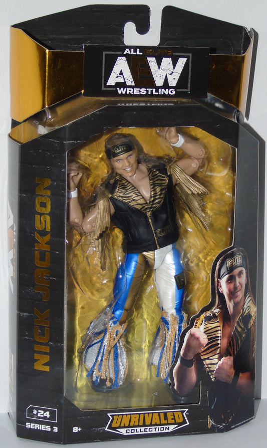 Nick Jackson AEW Jazwares Unrivaled Figure Series 3