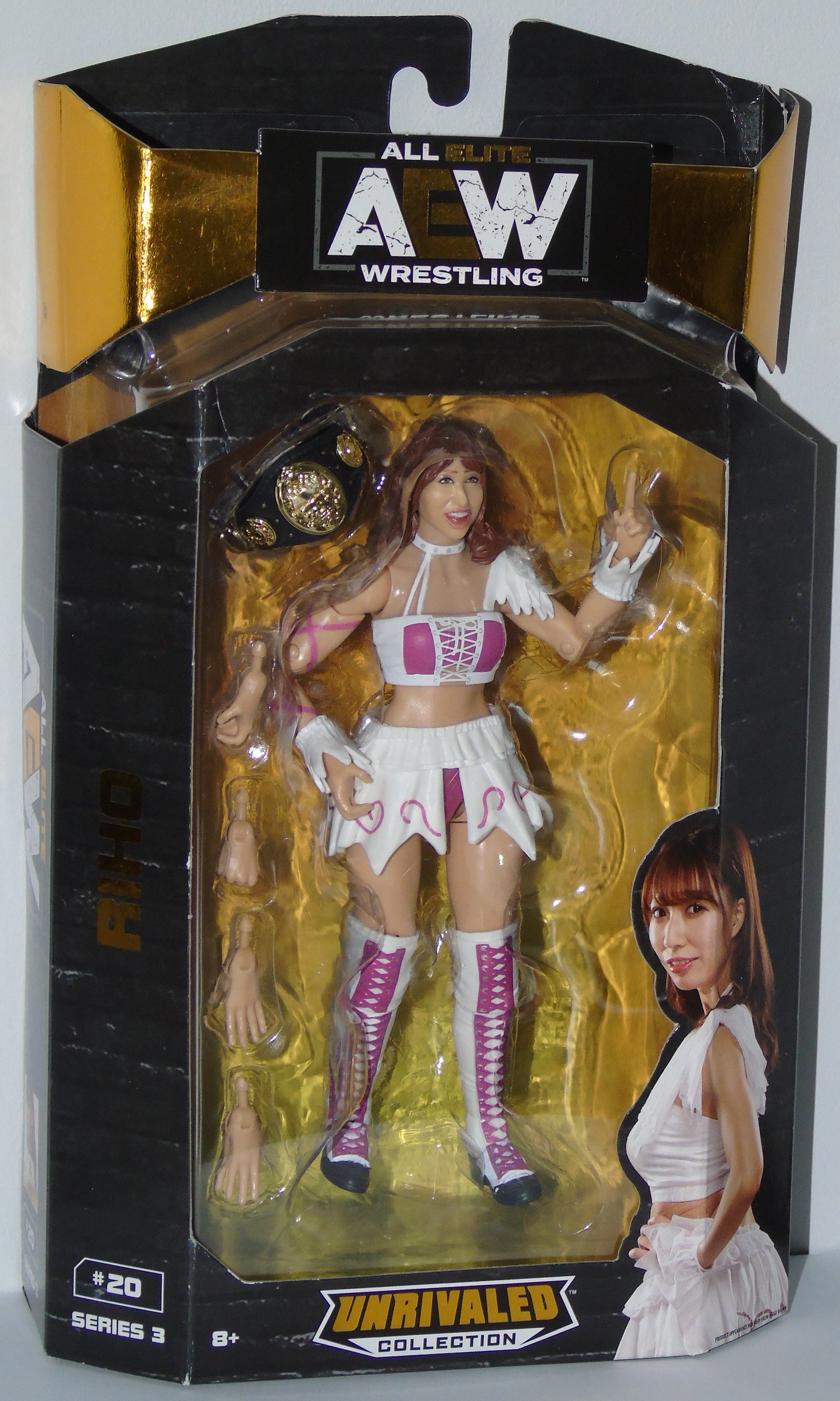 Riho AEW Jazwares Unrivaled Figure Series 3