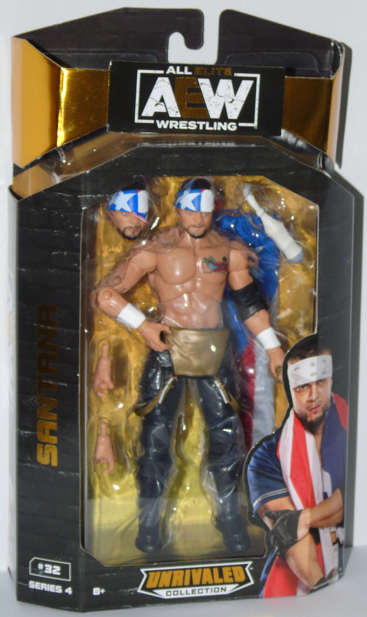 Santana AEW Jazwares Unrivaled Figure Series 4