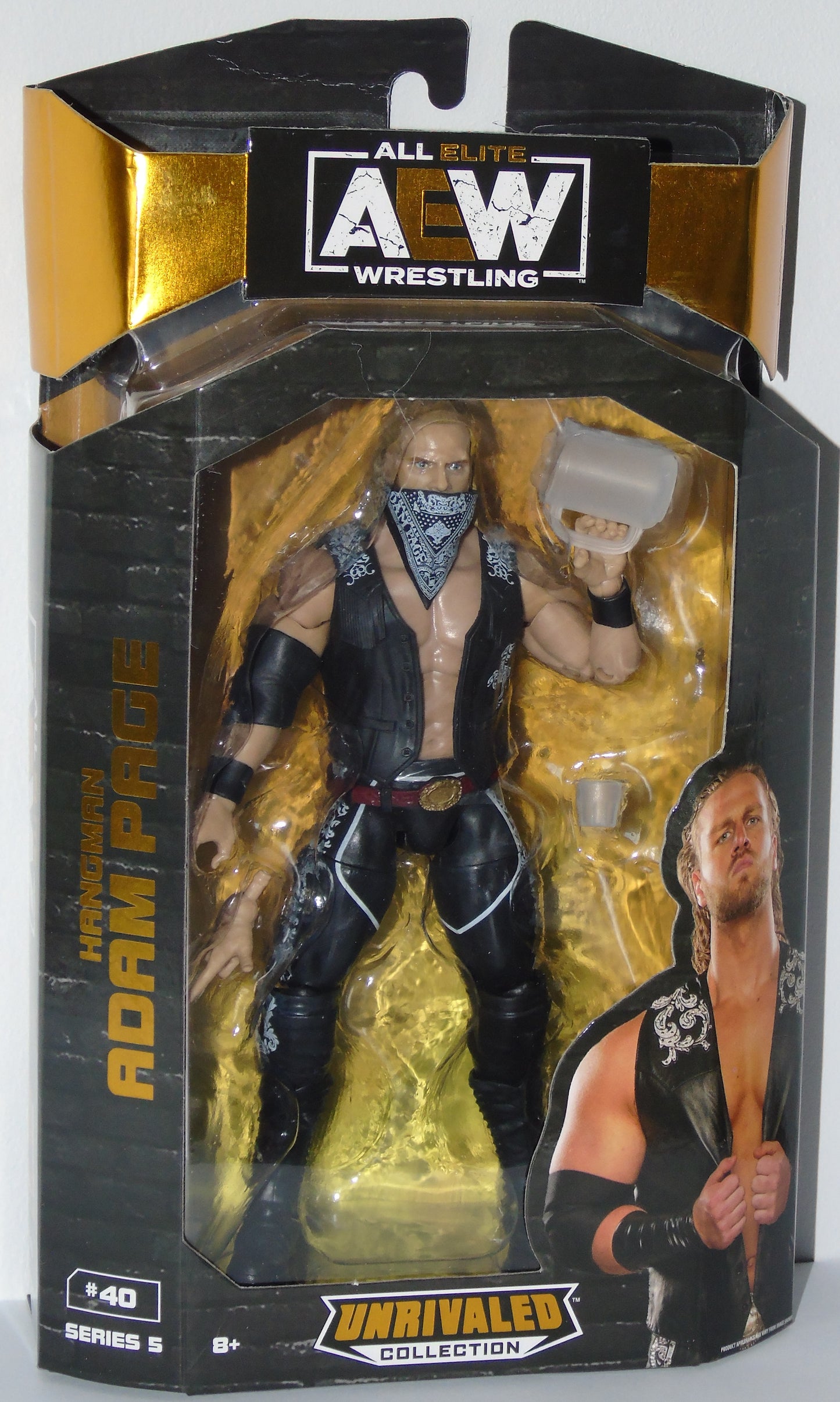 Hangman Adam Page AEW Jazwares Unrivaled Figure Series 5