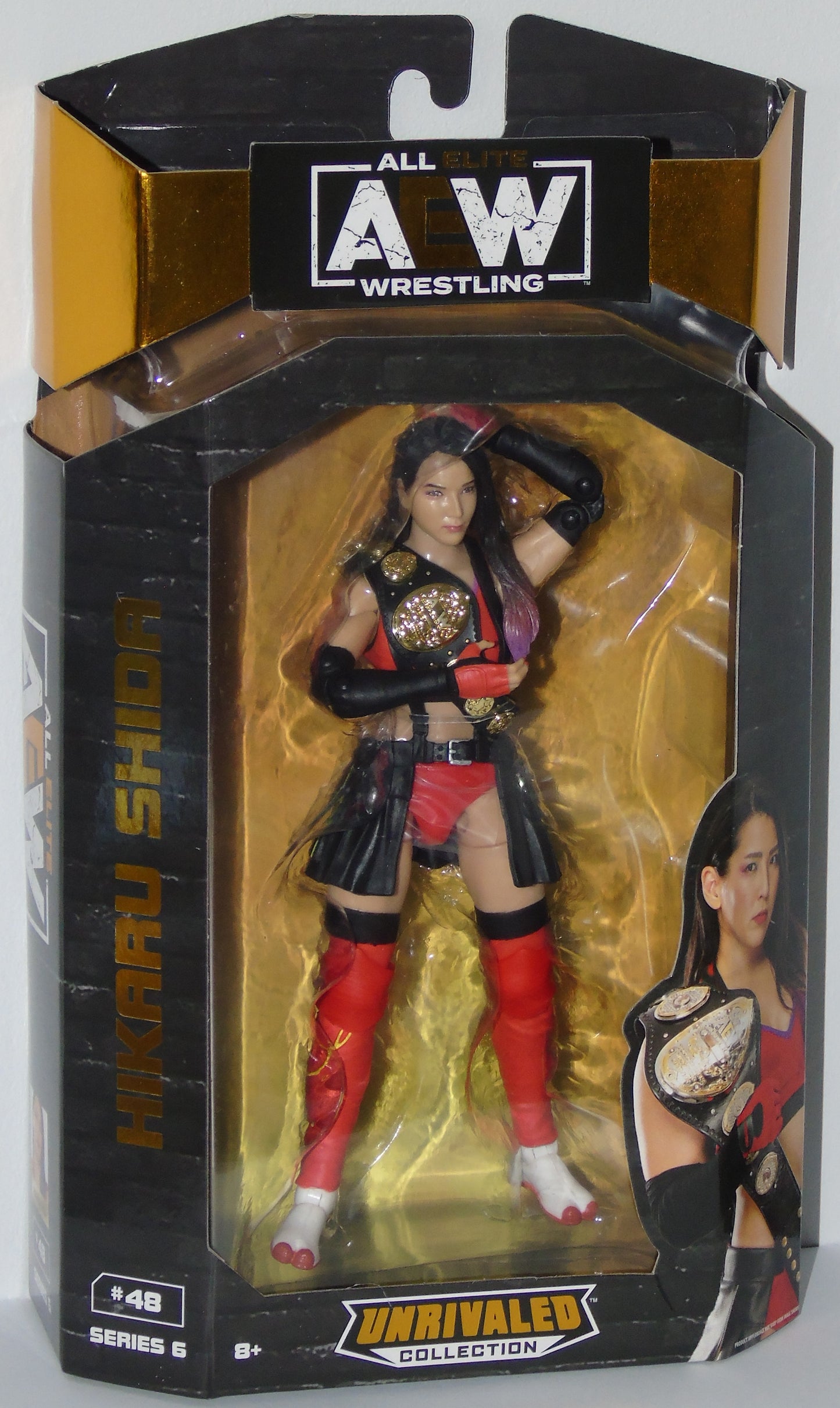 Hikaru Shida AEW Jazwares Unrivaled Figure Series 6