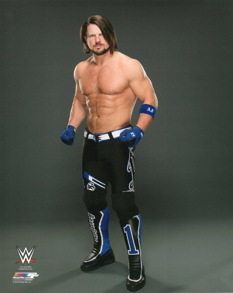 AJ Styles WWE Photofile 8x10" Photo