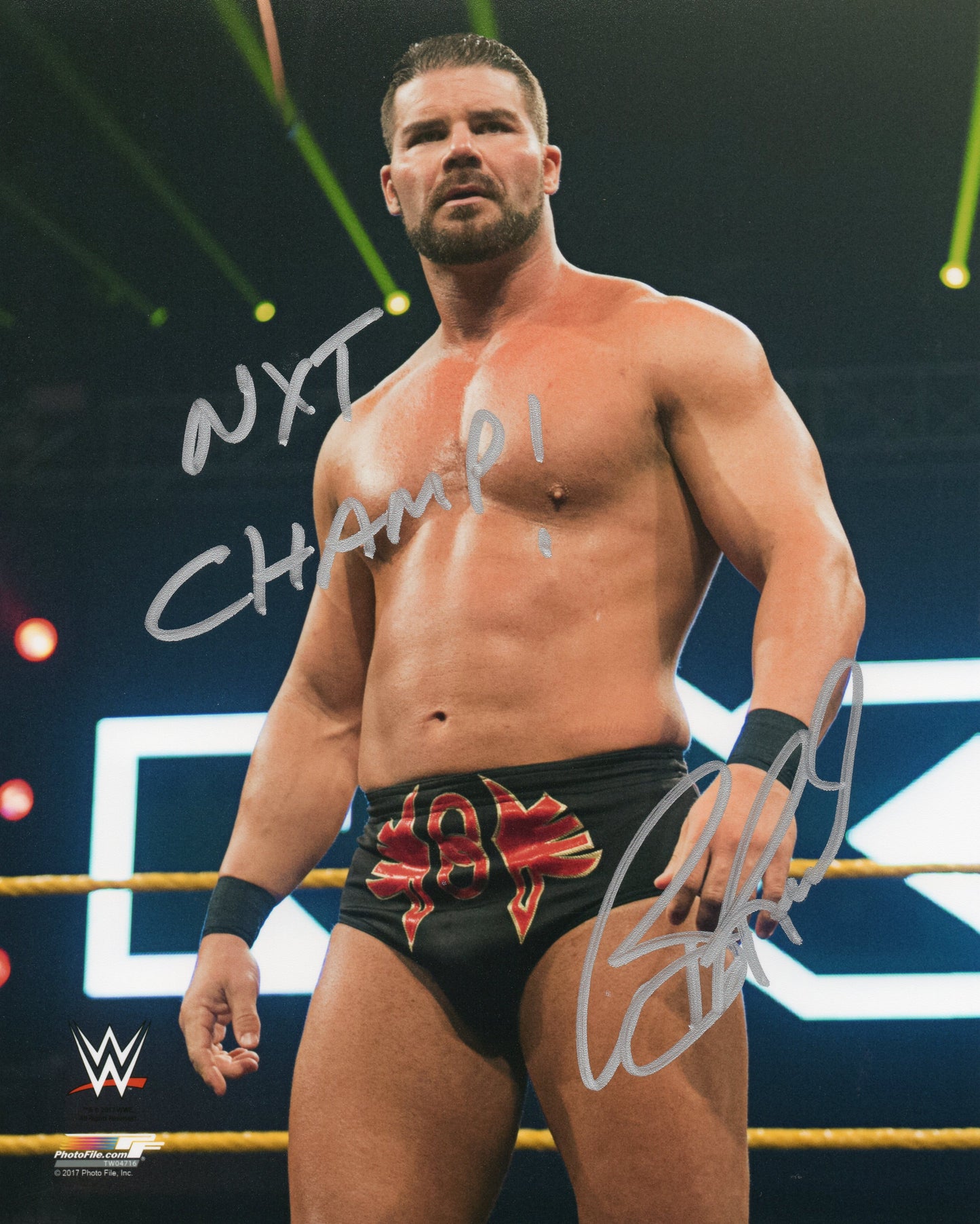 Bobby Roode WWE NXT Signed Photofile Photo