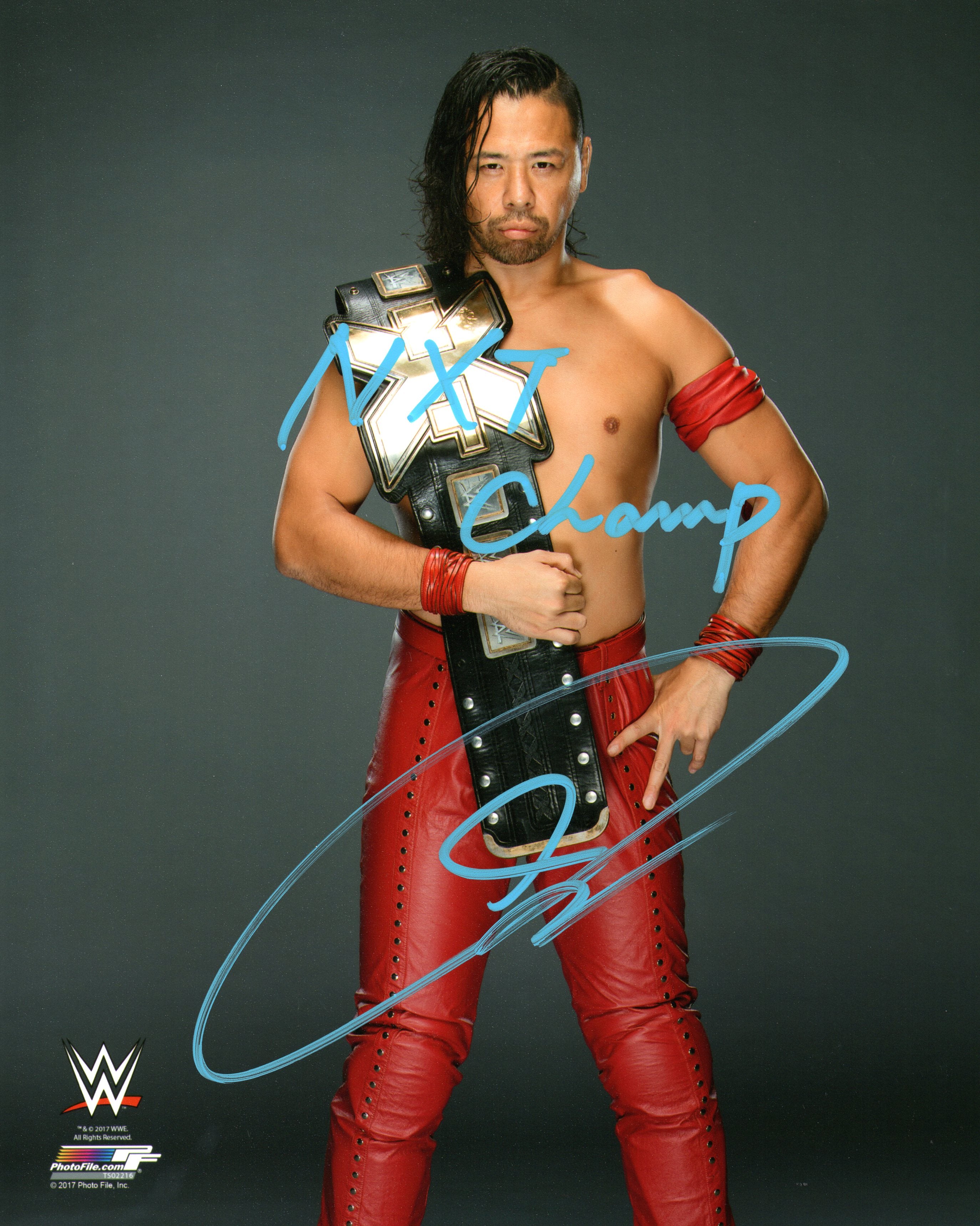 Shinsuke Nakamura WWE Authentic Signed 8x10 Photo Autographed BAS #BH027624