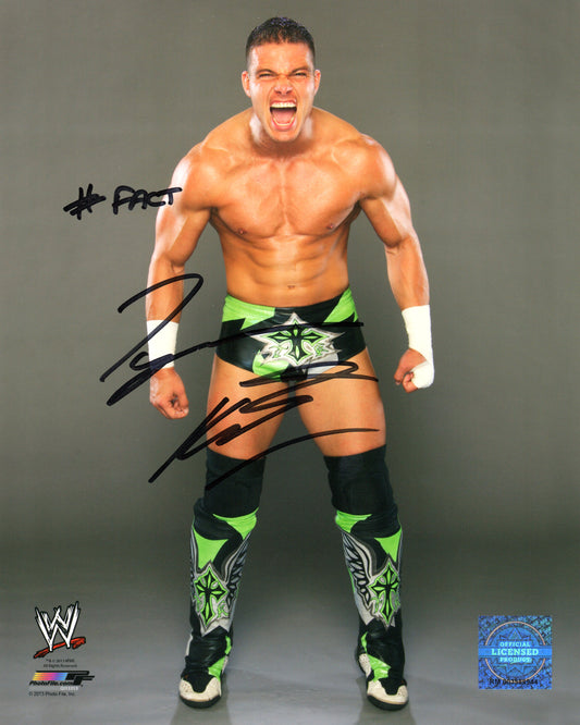 Tyson Kidd WWE Signed Photofile Photo