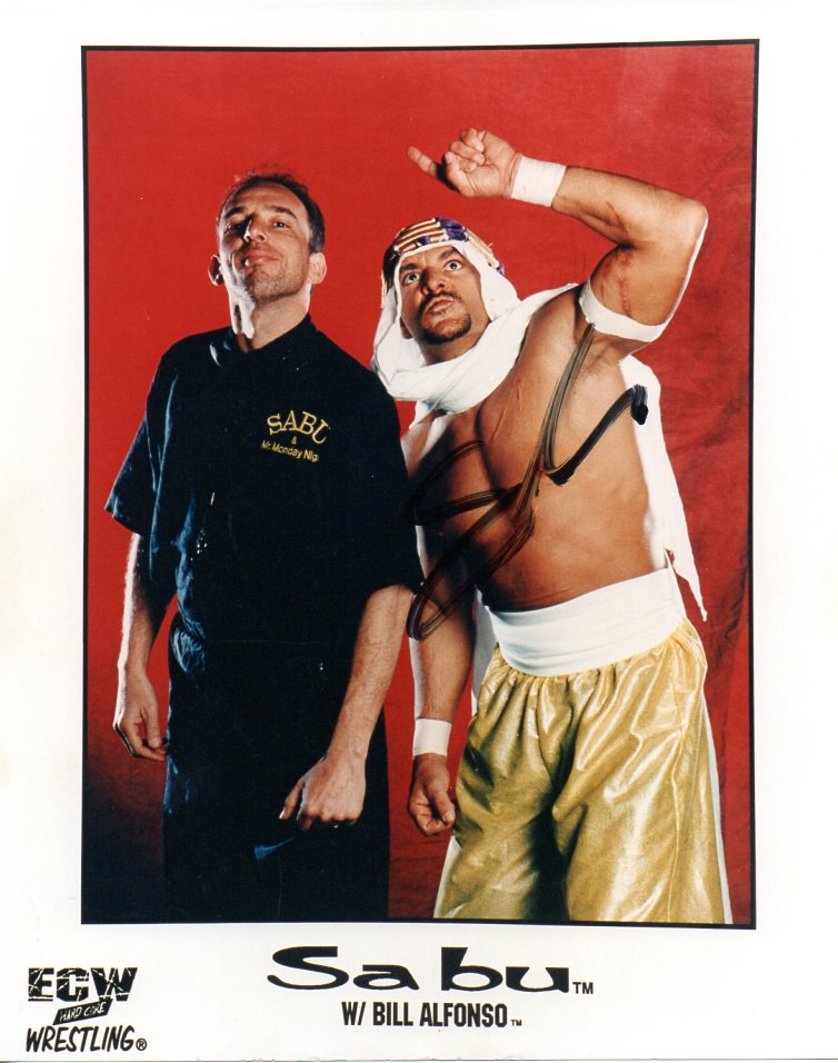 Sabu ECW Signed Photo