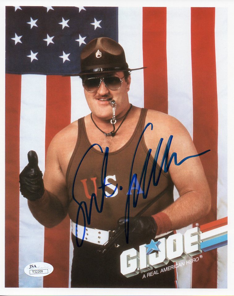 Sgt. Slaughter G.I. Joe Signed Hasbro Promo Photo