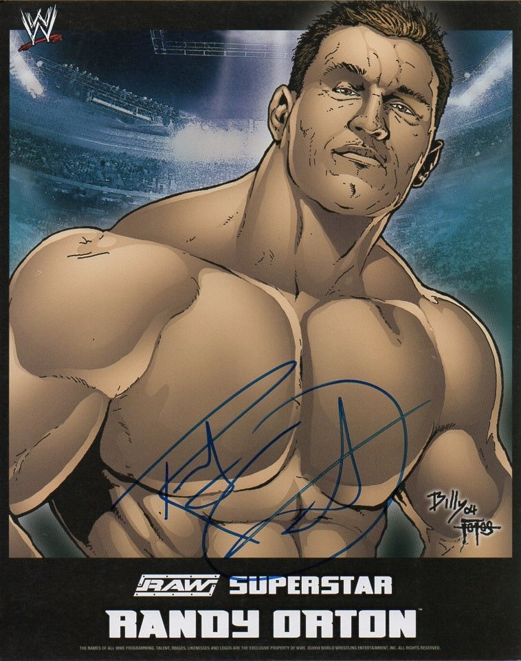 Randy Orton WWE/WWF Signed Survivor Series Promo Photo