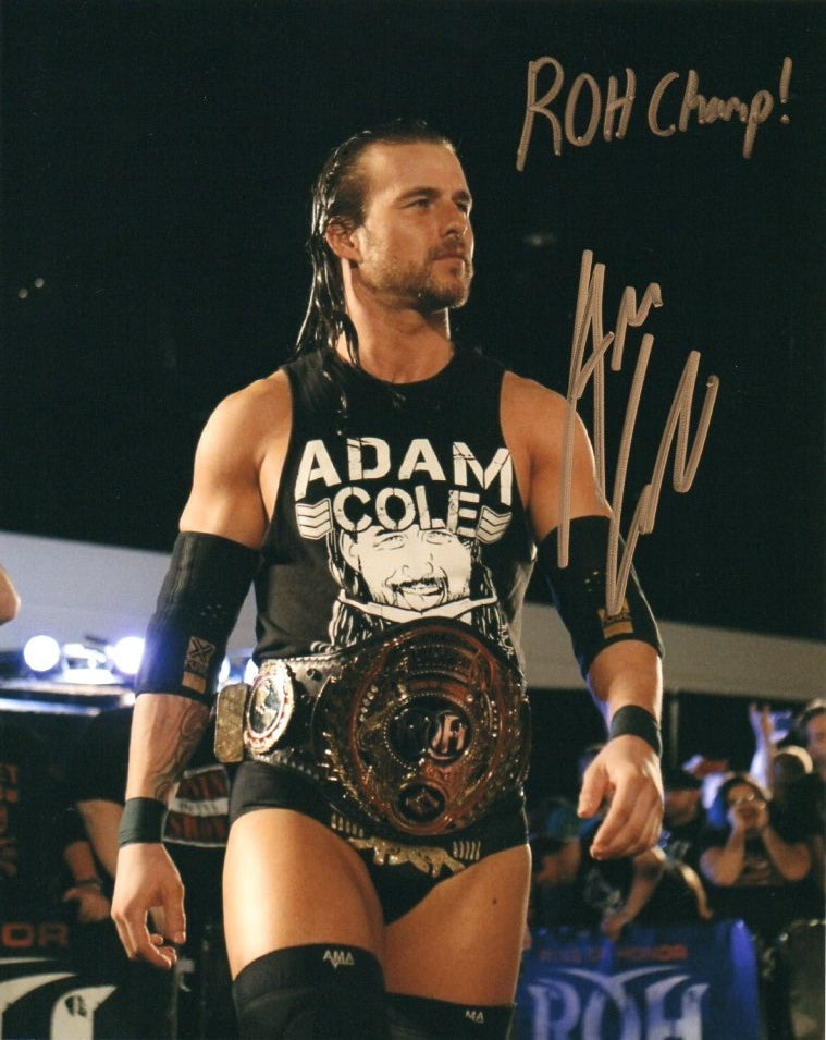 Adam Cole AEW Signed Photo