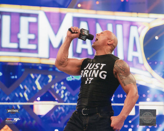 The Rock Dwayne Johnson WWE Photofile 8x10" Photo