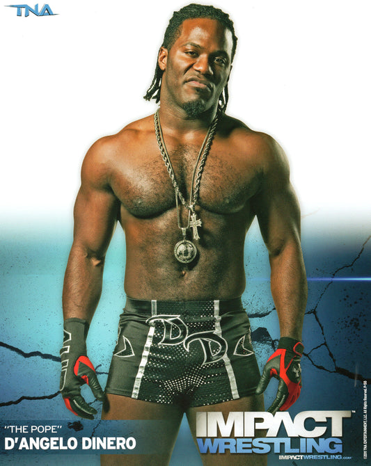 The Pope D'Angelo Dinero Impact Wrestling 8x10" Promo Photo P-58