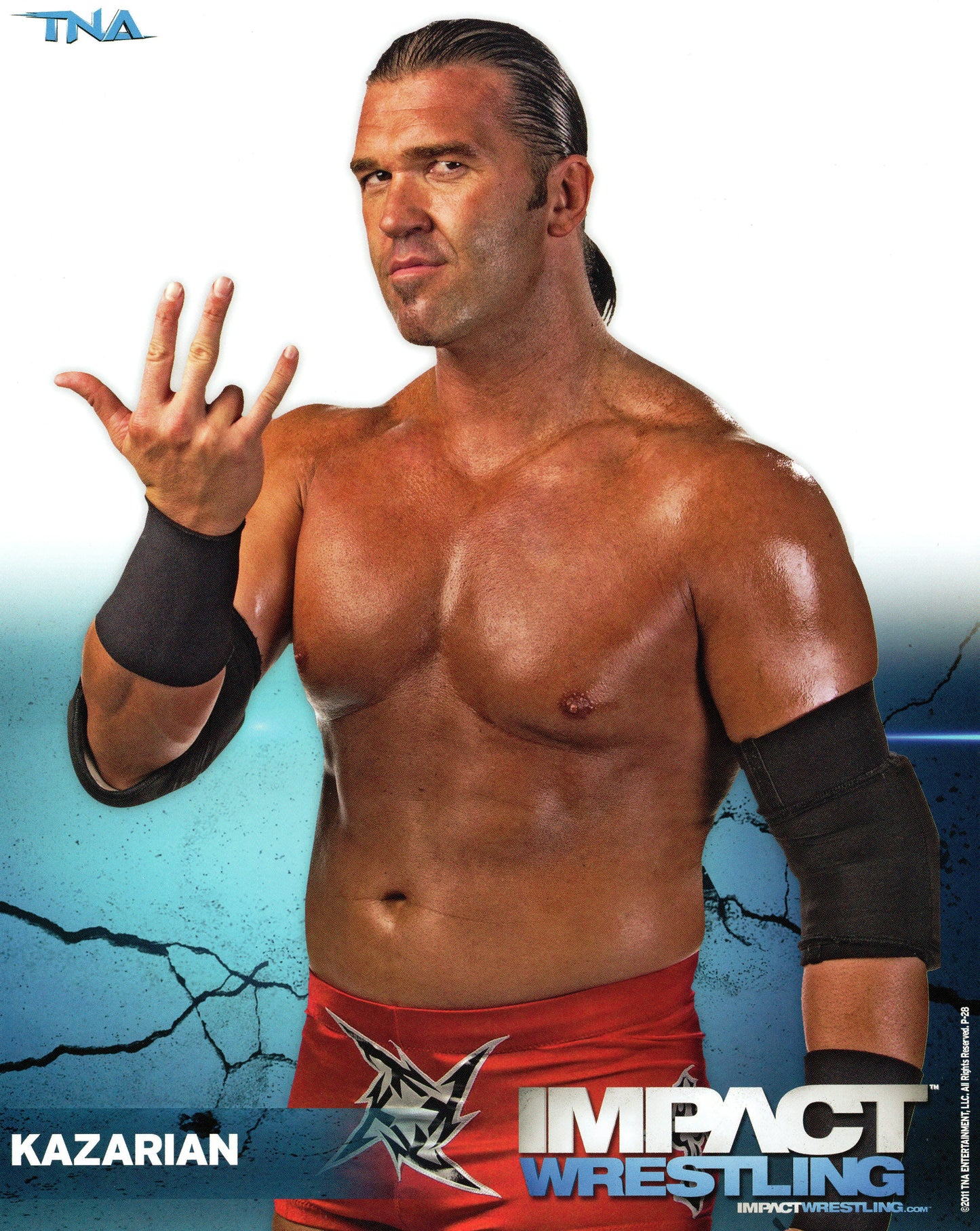 Kazarian Impact Wrestling 8x10" Promo Photo P-28