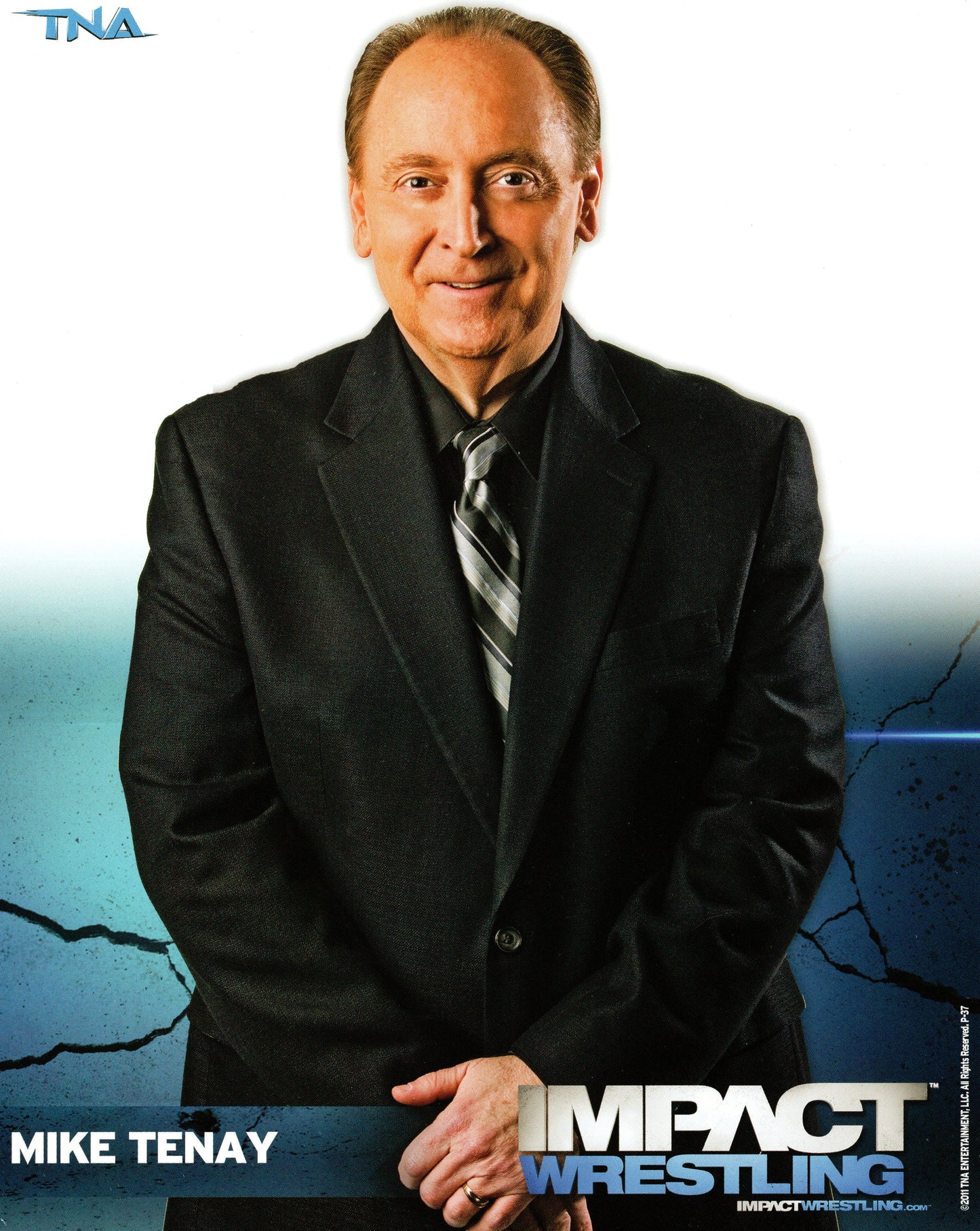 Mike Tenay Impact Wrestling 8x10" Promo Photo P-37