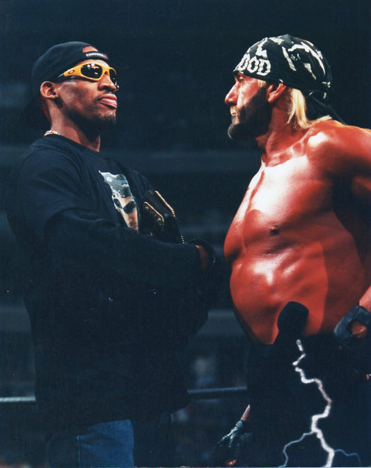 Hulk Hogan & Dennis Rodman WCW Photo