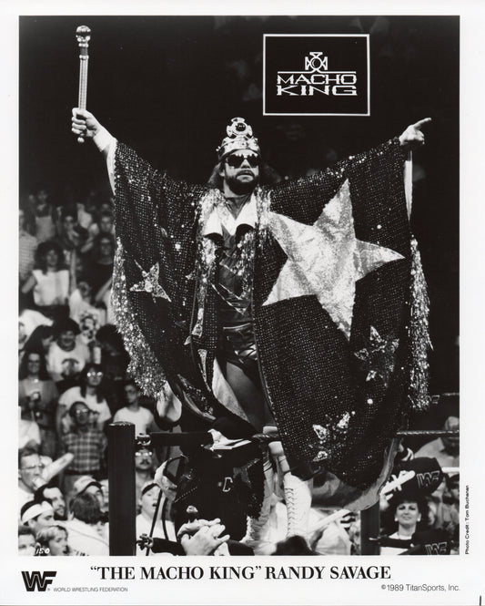 The Macho King Randy Savage WWF Promo Photo