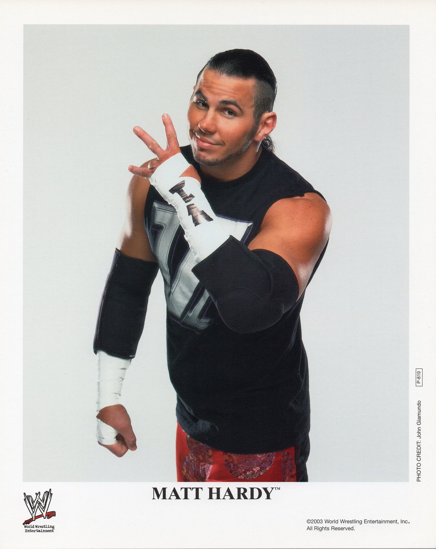 Matt Hardy WWE Promo Photo