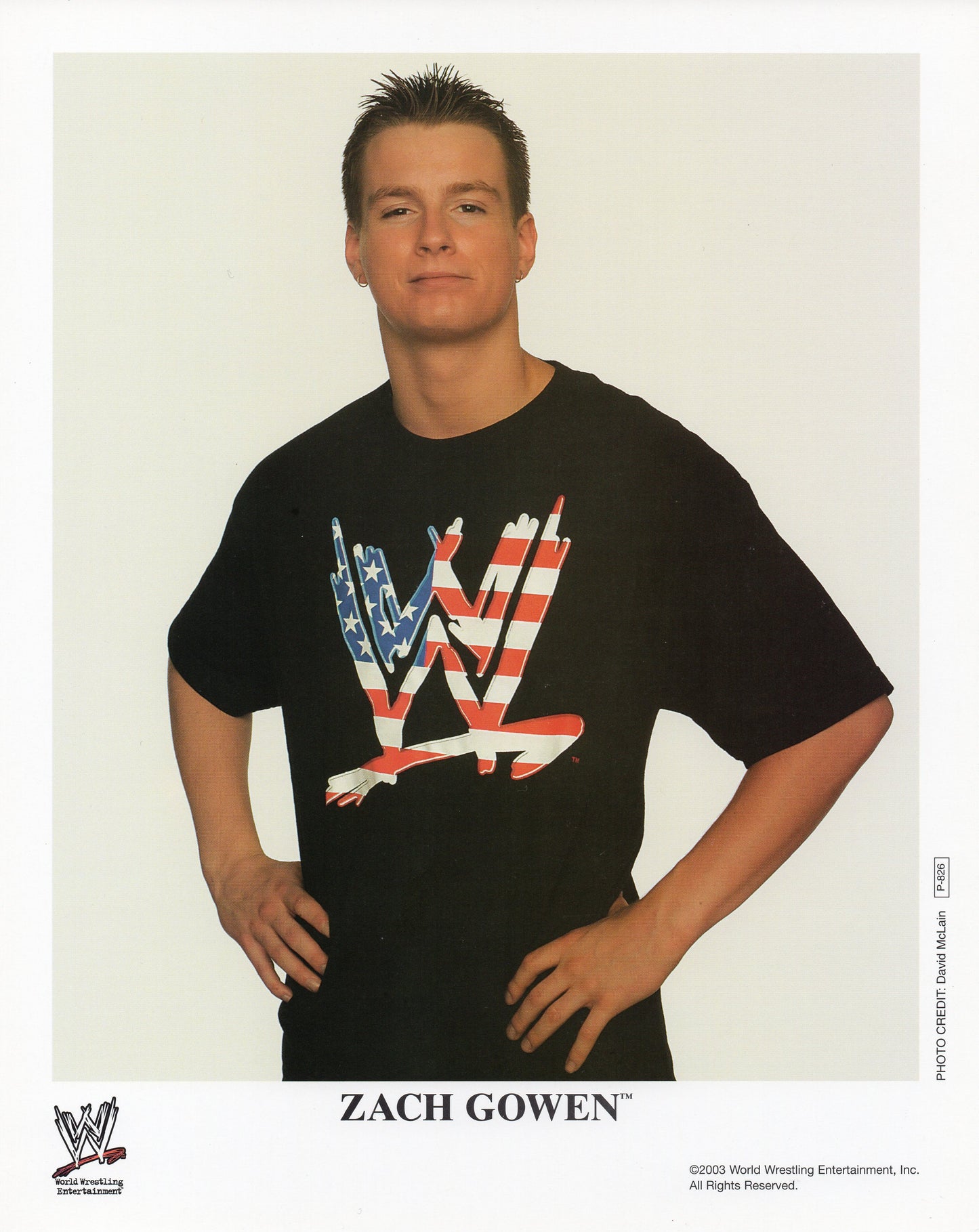 Zach Gowen WWE Promo Photo