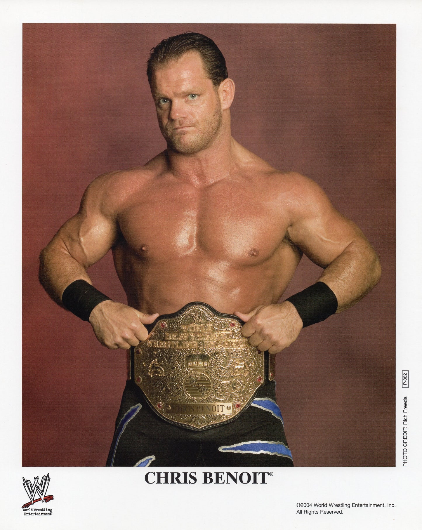 Chris Benoit WWE Promo Photo