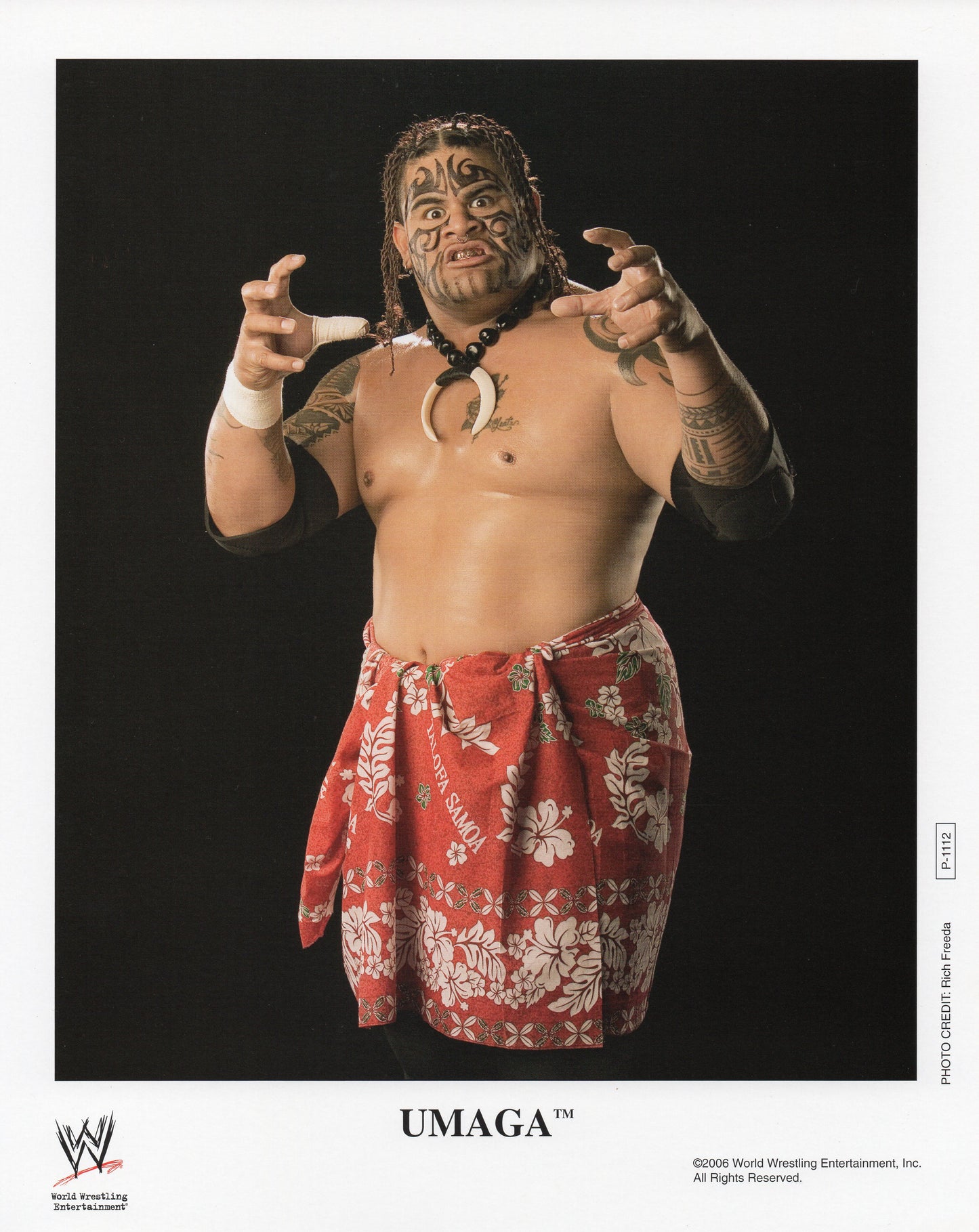 Umaga WWE Promo Photo