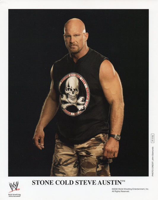 Stone Cold Steve Austin WWE Promo Photo