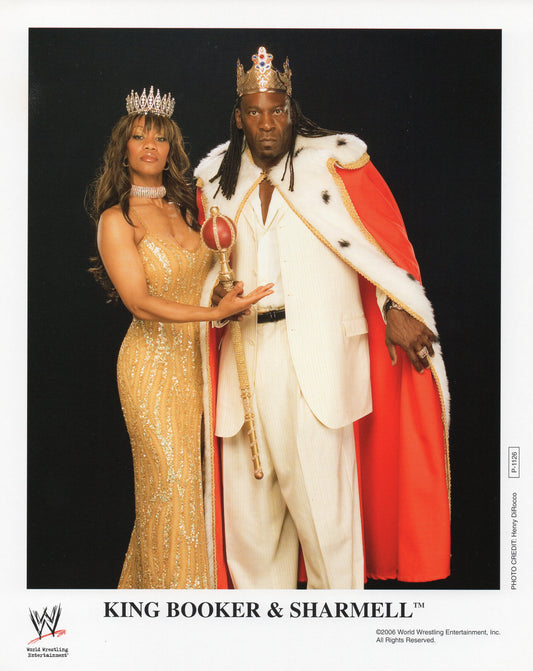 King Booker & Sharmell WWE Promo Photo