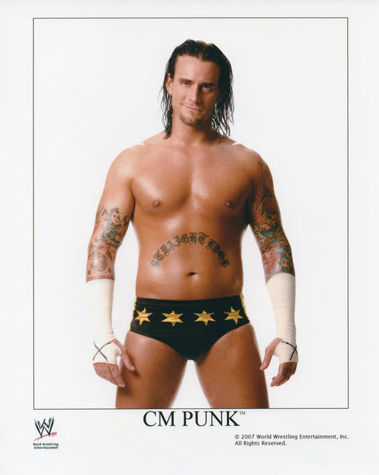 CM Punk WWE Promo Photo