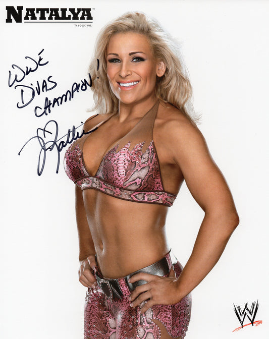 Natalya WWE/WWF Signed Wrestlemania XXIX Fan Axxess Promo Photo