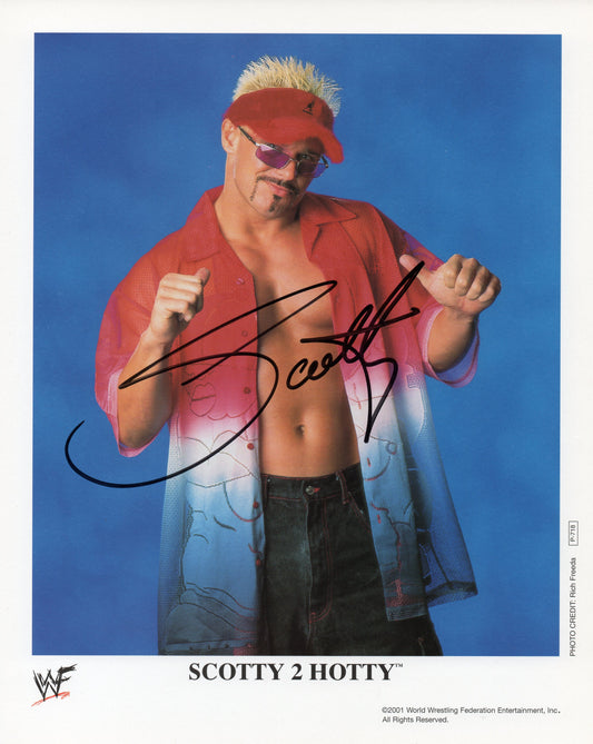 Scotty Too Hotty WWE/WWF Signed Promo Photo P-718