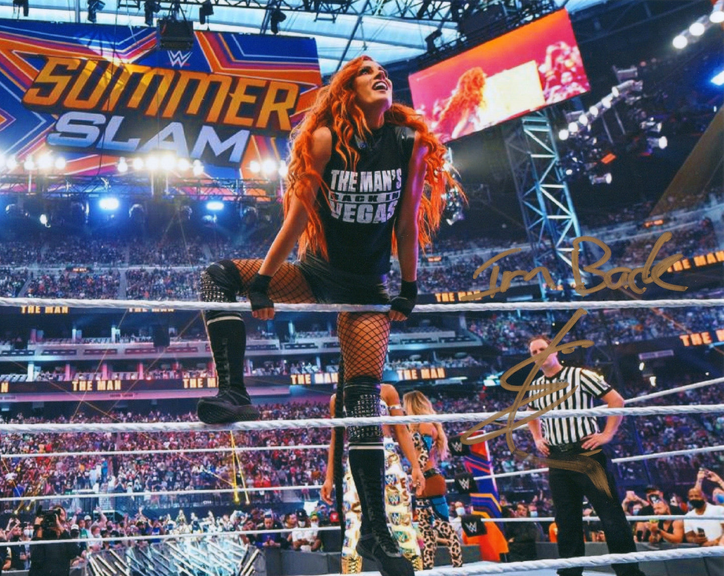 Becky Lynch WWE Signed Photo