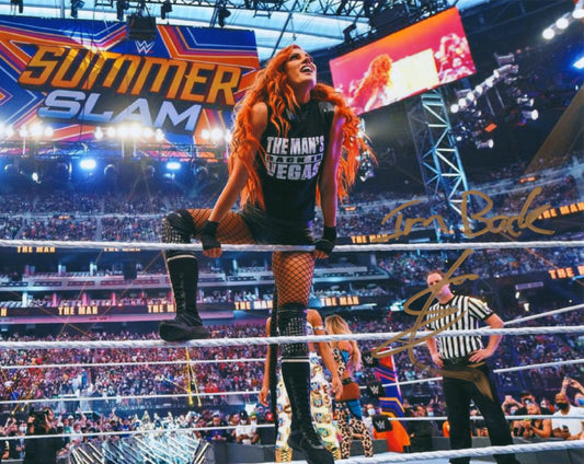 Becky Lynch WWE Signed Photo