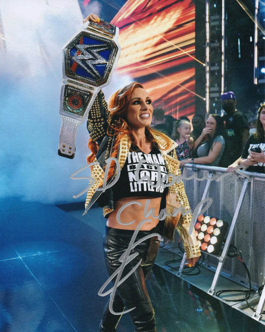 Becky Lynch WWE Signed Photo