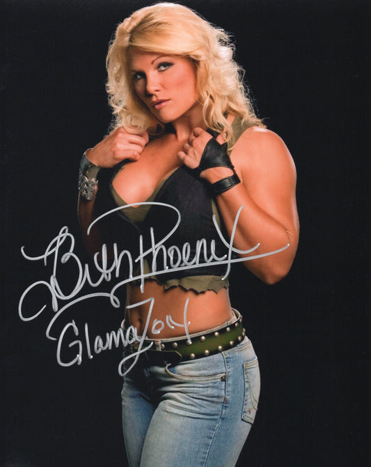 Beth Phoenix WWE Signed Photo