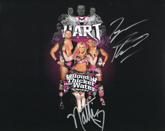 Natalya & Tyson Kidd WWE Signed Photo