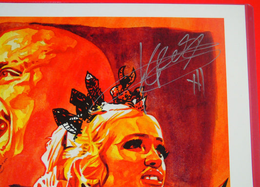 WWE Karrion Kross & Scarlett Signed Rob Schamberger Poster