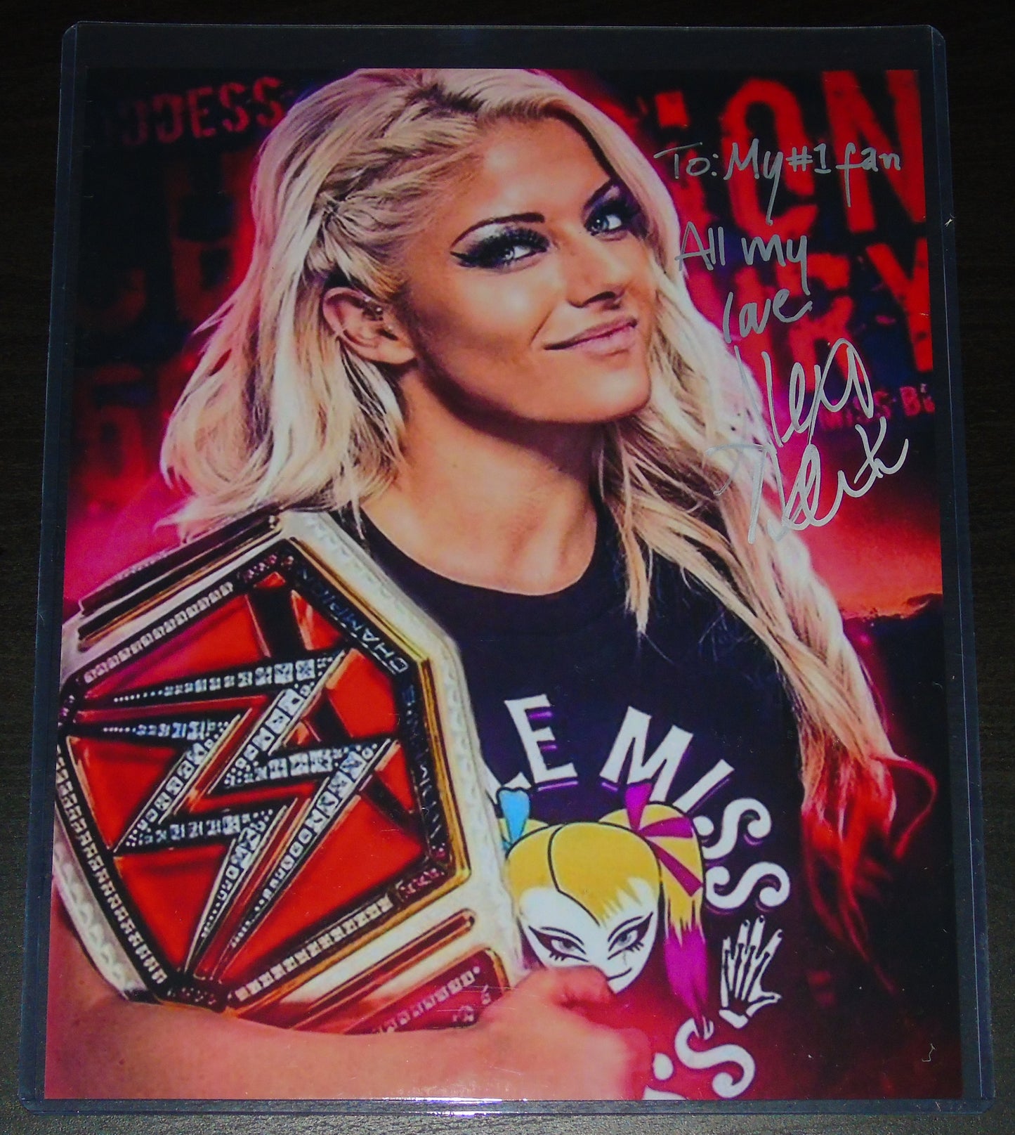 Alexa Bliss WWE Signed Photo