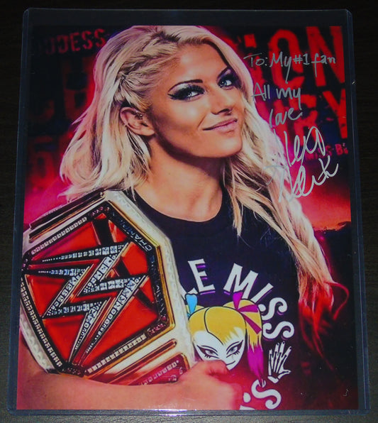 Alexa Bliss WWE Signed Photo